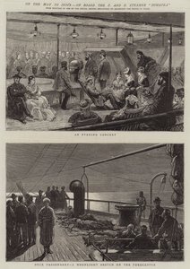Auf dem Weg nach Indien, an Bord des P und O Dampfers Sumatra